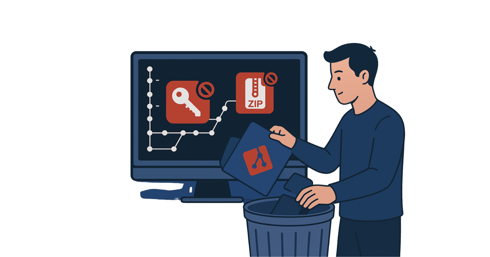 How to Completely Remove Deleted Secret Files and Large Files from Git History